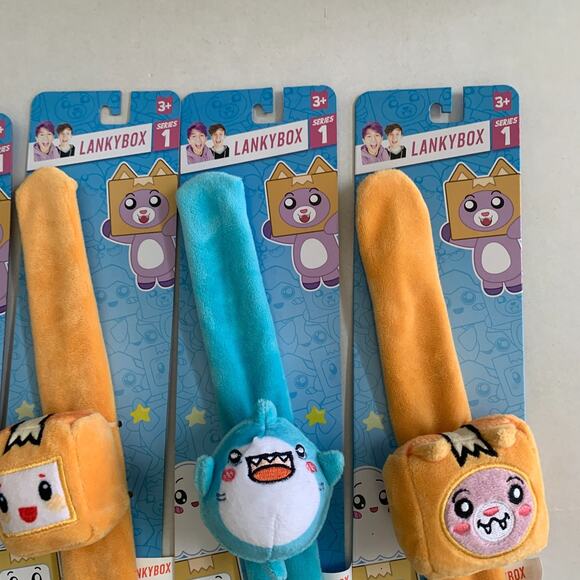 LankyBox Lot Of 4 Series 1 Slap Bracelet Collectible Plush Brand New - Picture 10 of 14